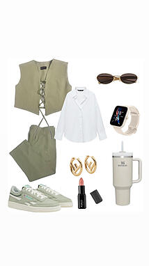 استایلینگ  Sage Green Velin